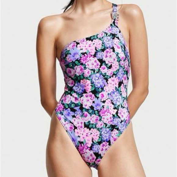 VS Bling Hardware One Shoulder One Piece - Picture 1 of 3